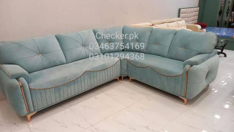 L-shape sofa available in all design, size & colors 8