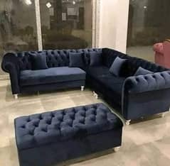 L-shape sofa available in all design size & colors also customize avl