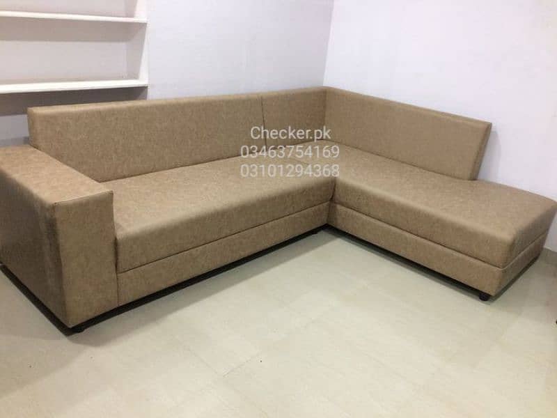 L-shape sofa available in all design size & colors also customize avl 12