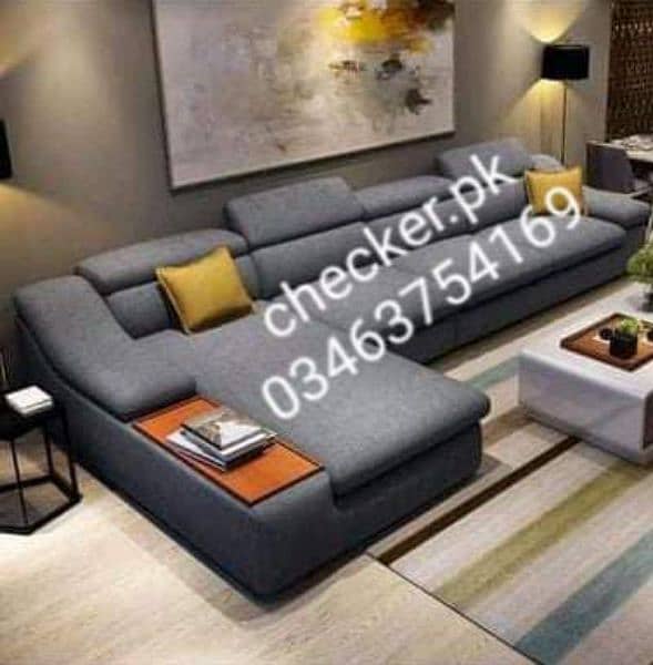 L-shape sofa available in all design size & colors also customize avl 15