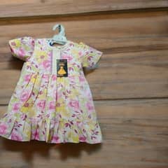 1 to 3 years baby cotton frock