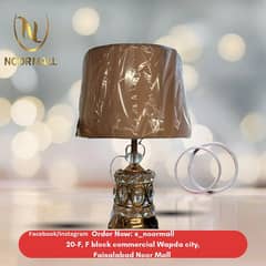 Crystal Stones Table Lamp Cash on delivery available
