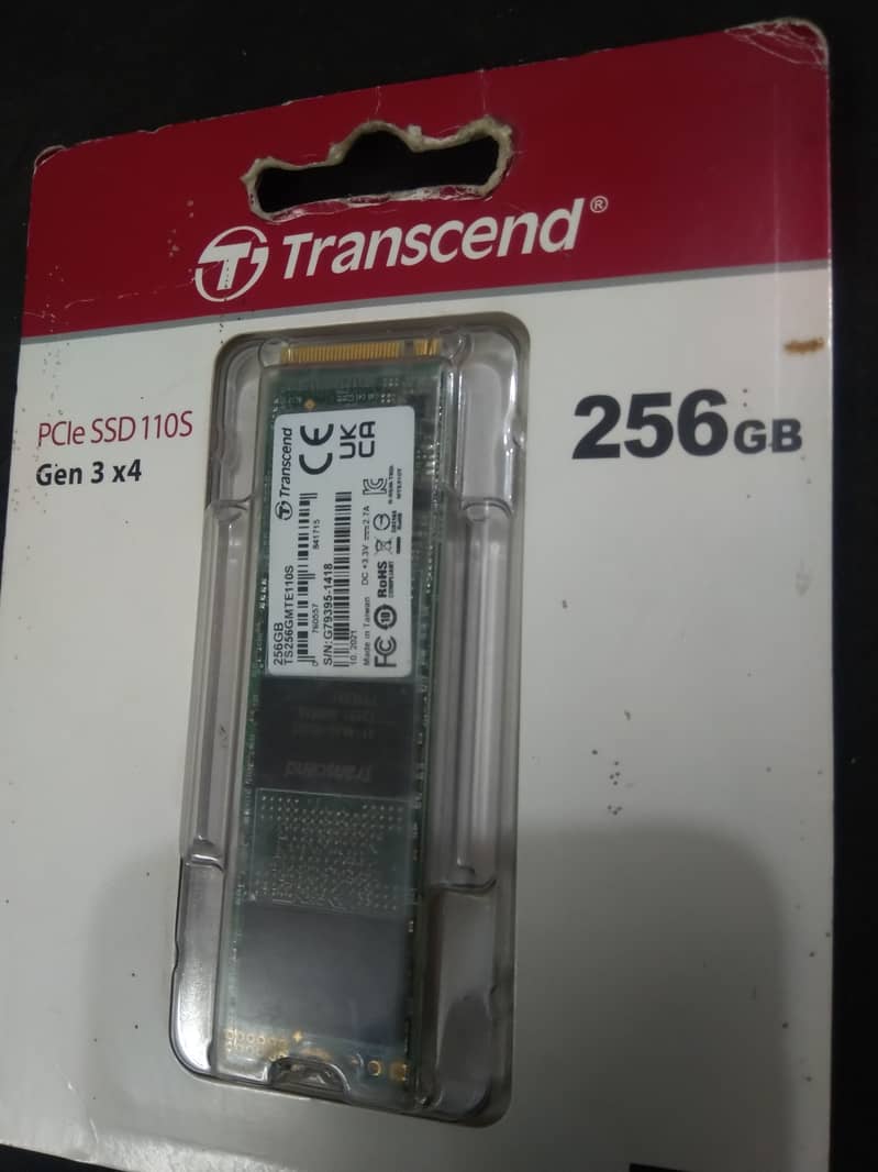 Transcend 110S (256GB) M. 2 NVME SSD (Gen3 x4) 10/10 Condition 2