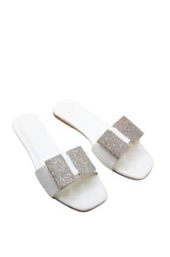 woman's Rexine fancy slippers free home delivery