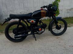 Honda cd 70 converted into cafe racer 0