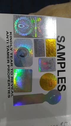 hologram security stickers and seals