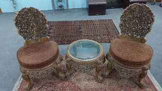 chinioti coffee Chair set with table 0