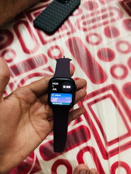 apple watch series 7 45 mm gps only with box and charger 6