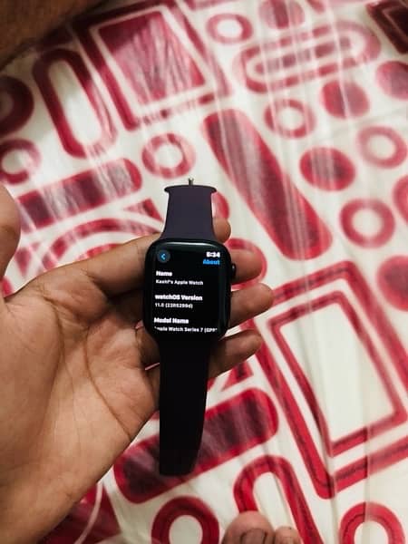 apple watch series 7 45 mm gps only with box and charger 7