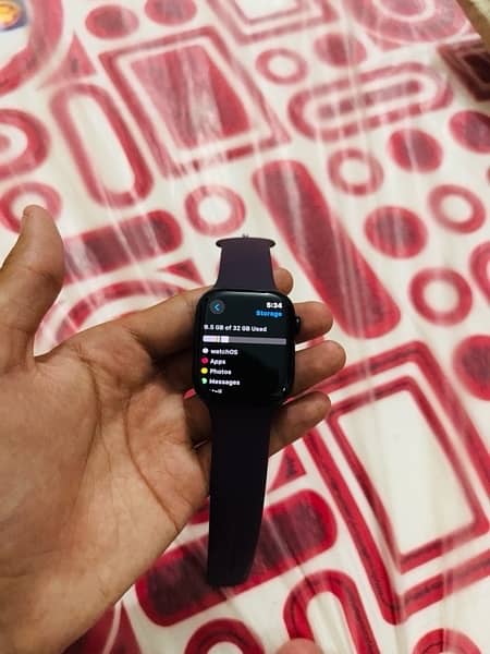 apple watch series 7 45 mm gps only with box and charger 8