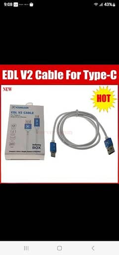 EDL V2 cable for Type c qualcomm device for infinity dongle