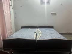 Two Single Beds in Good Condition mattress are like new