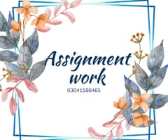 Assignment Work|Writing Work |Typing Job|Remote Job|Homebased Work|