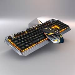 RGB Gamming Keyboard And Mouse Set