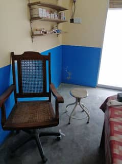 office chair, bench, office table. side tables, patient bed, stool