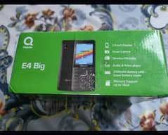 Q Mobile E4 Big Typing Available Condition New ha sirf box open kya ha