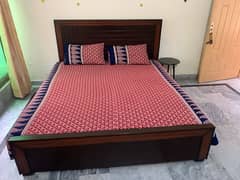Wooden Double Bed for sale urgently 0