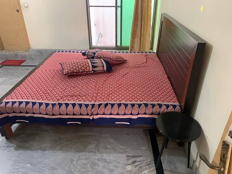 Wooden Double Bed for sale urgently 3