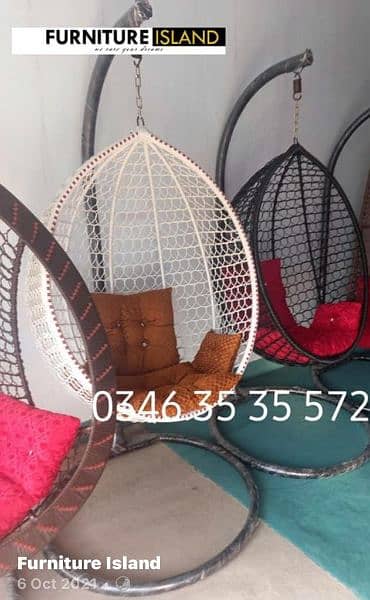 Egg shape hanging swing wholesale price 12