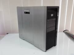 Hpz800 with  dual socket  processor 24 GB RAM 2 GB GPU 128 SSD 1TB HDD