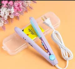 Portable mini hair straightener