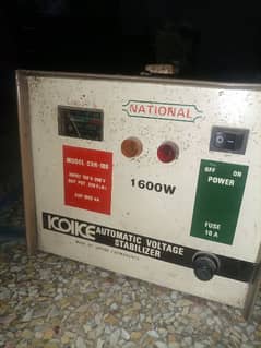 National Stabilizer 1600 watt