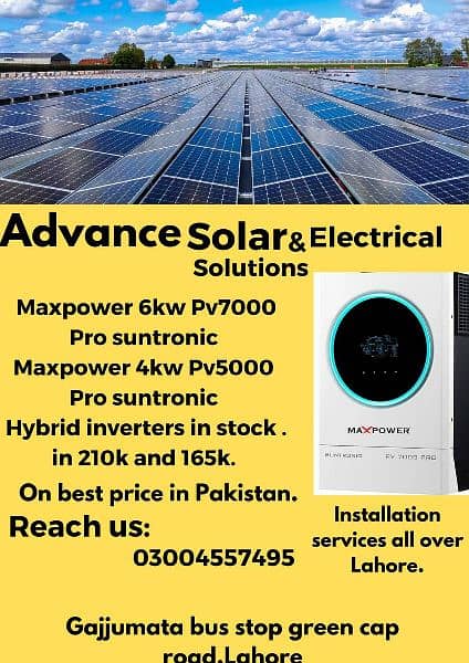 pv5000 4kw inverter with dual output 2