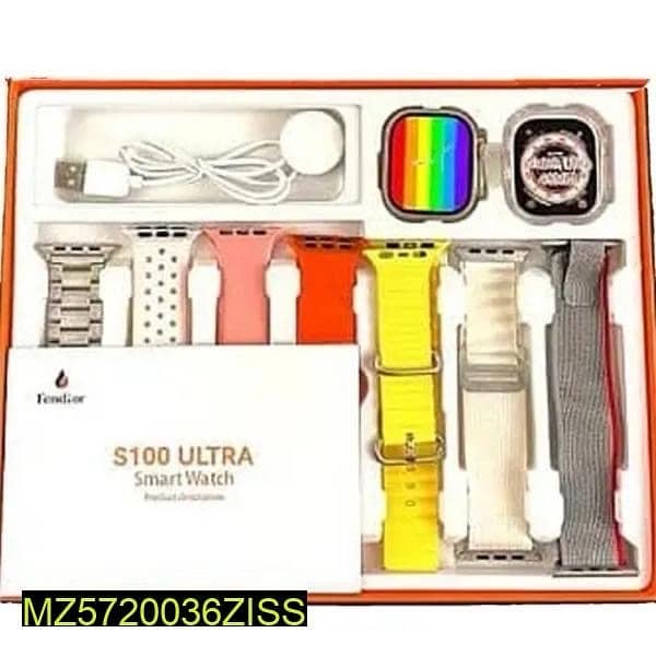 •  Model: S100 Ultra •  Strap Material: Silicon • 1