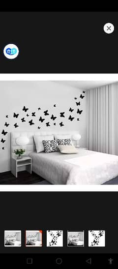 Pack of 30 Wooden Butterflies for Your Kids Bedroom Wall Decoration