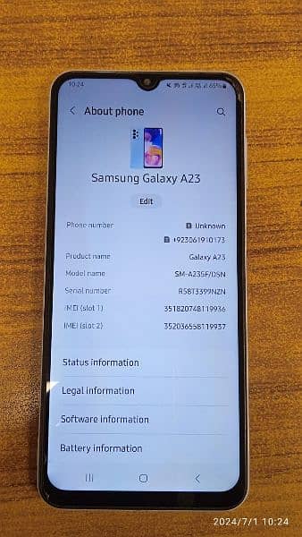 Samsung Galaxy A23 [6/128] PTA approved with Box 3
