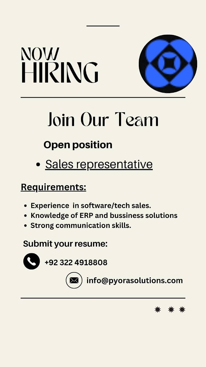 We are Hiring 0