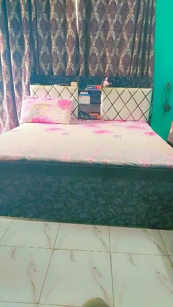 King size Bed with Durafoam mattress. 1