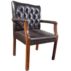 Wooden Visitor Office Chair - Traditional Office Chair