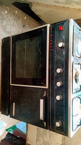 singer gas and electric cooking oven 0