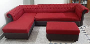 All set dewan and L shaped full sofa set