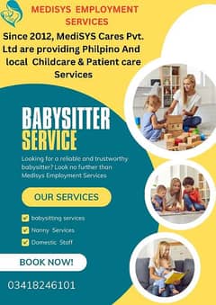 Foreigner & local Babysitters Nanny Maid Nurse Baby sitters Cook chef