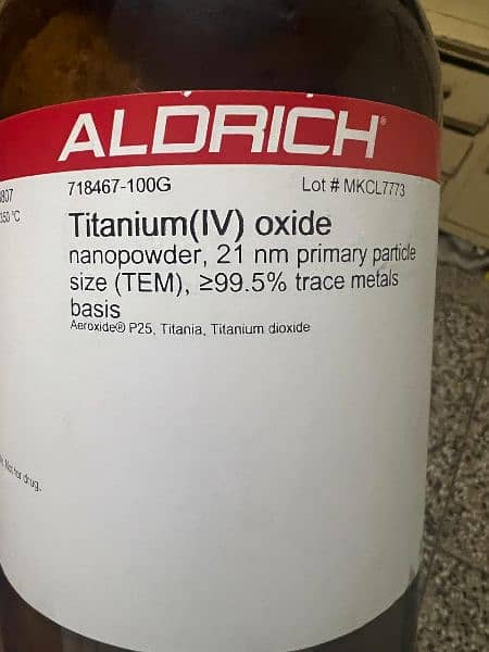 Titanium Nano-powder (Sigma Aldrich) 0