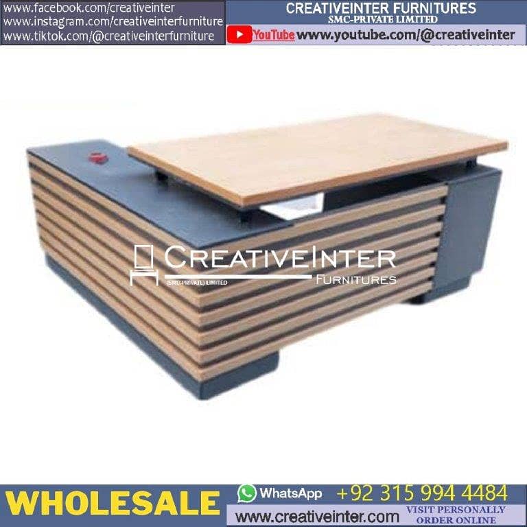 Executive Office table computer desk design furniture chair Workstatio 12