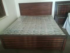 fuul size bed new  with used mattress