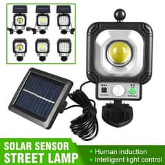 Solar lamp motion sensors wall light