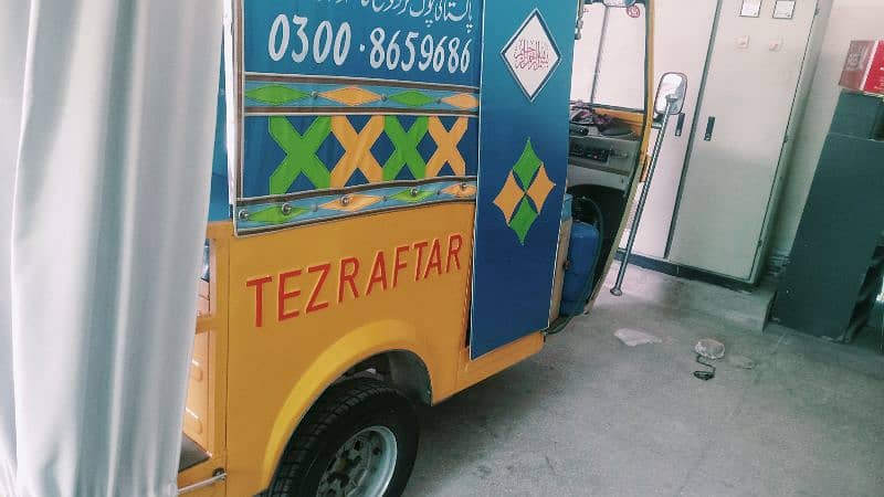 bast Tezrafta rickshaw Tiga badi 6 star good condition 1