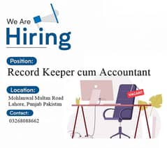 Accountant cum Record Keeper