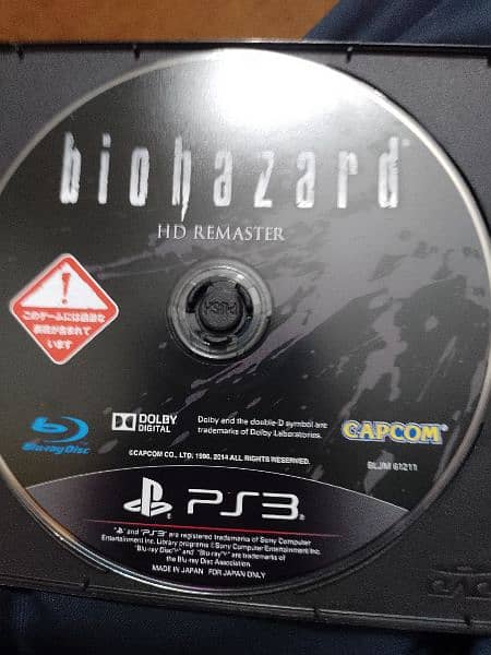 GTA 4 and BIOHAZARDS playstation games 1