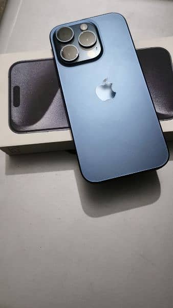 iPhone 15 pro jv Blue Titanium | iPhone 15 pro New phone 9