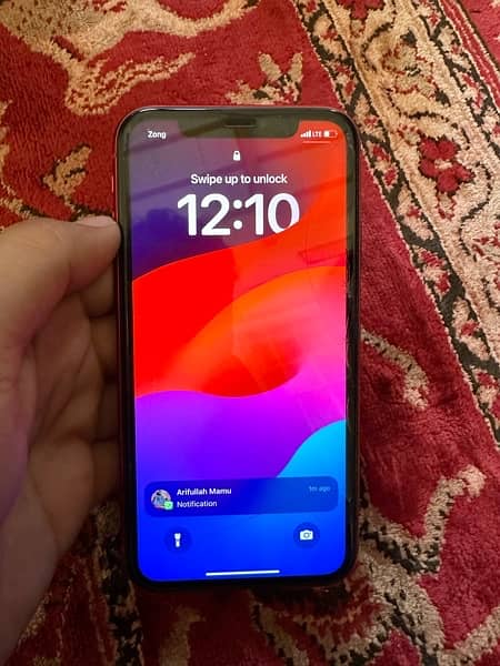 iphone 11 64Gb red PTA original approved both sim 2