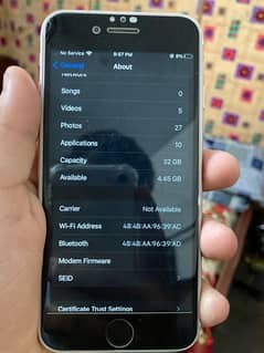 iPhone 7 non pta only  batteri change and finger not work