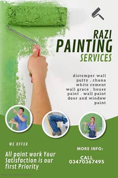 Paint work services/painter available/Razi ki Painter Bulding
