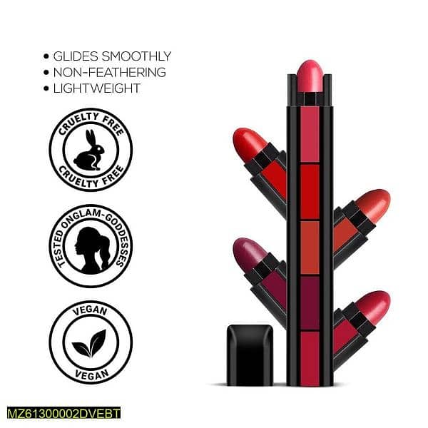 glossy lipstick pack of 5 1