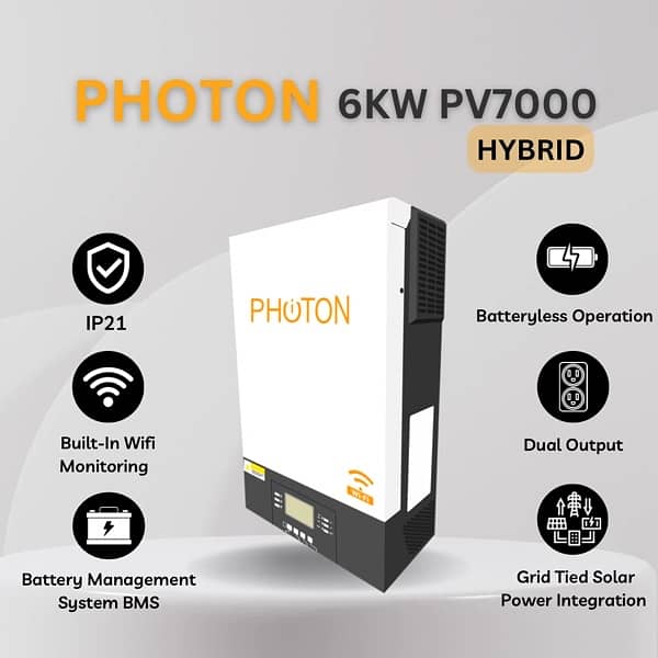 PHOTON Hybrid INFINI V3 TWIN 6KW PV7000 2