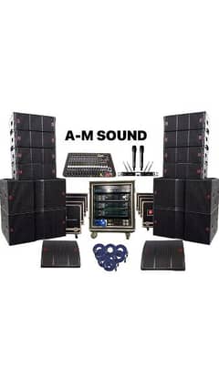 AM events planner lighting and Sound system